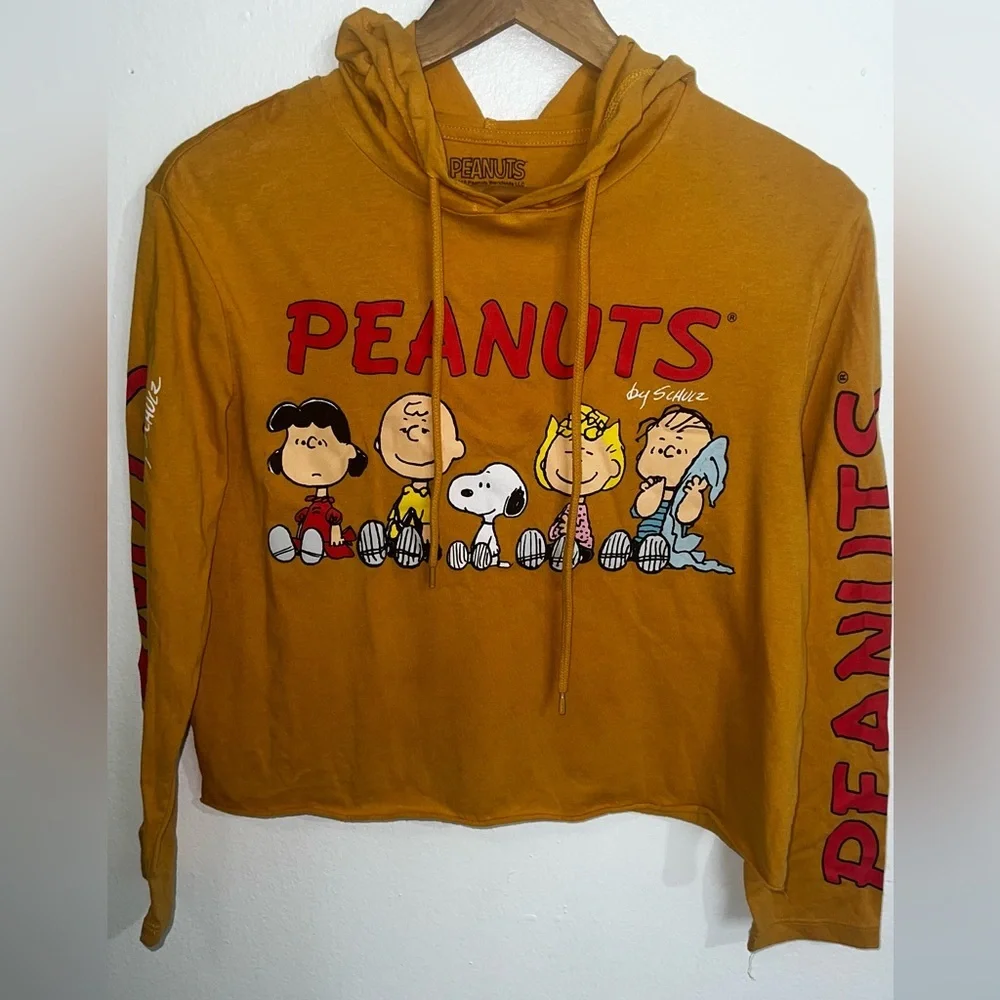 Peanuts Mustard Yellow Hoodie